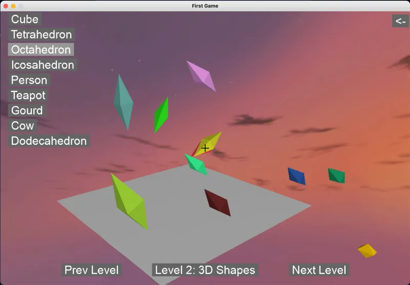 Pygame 3D Rendering Engine